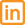 linkedin logo in orange