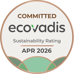 EcoVadis logo for sustainable management systems, dated April 2026