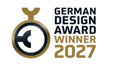 Logo of the German Design Awards for the 2027 winners.